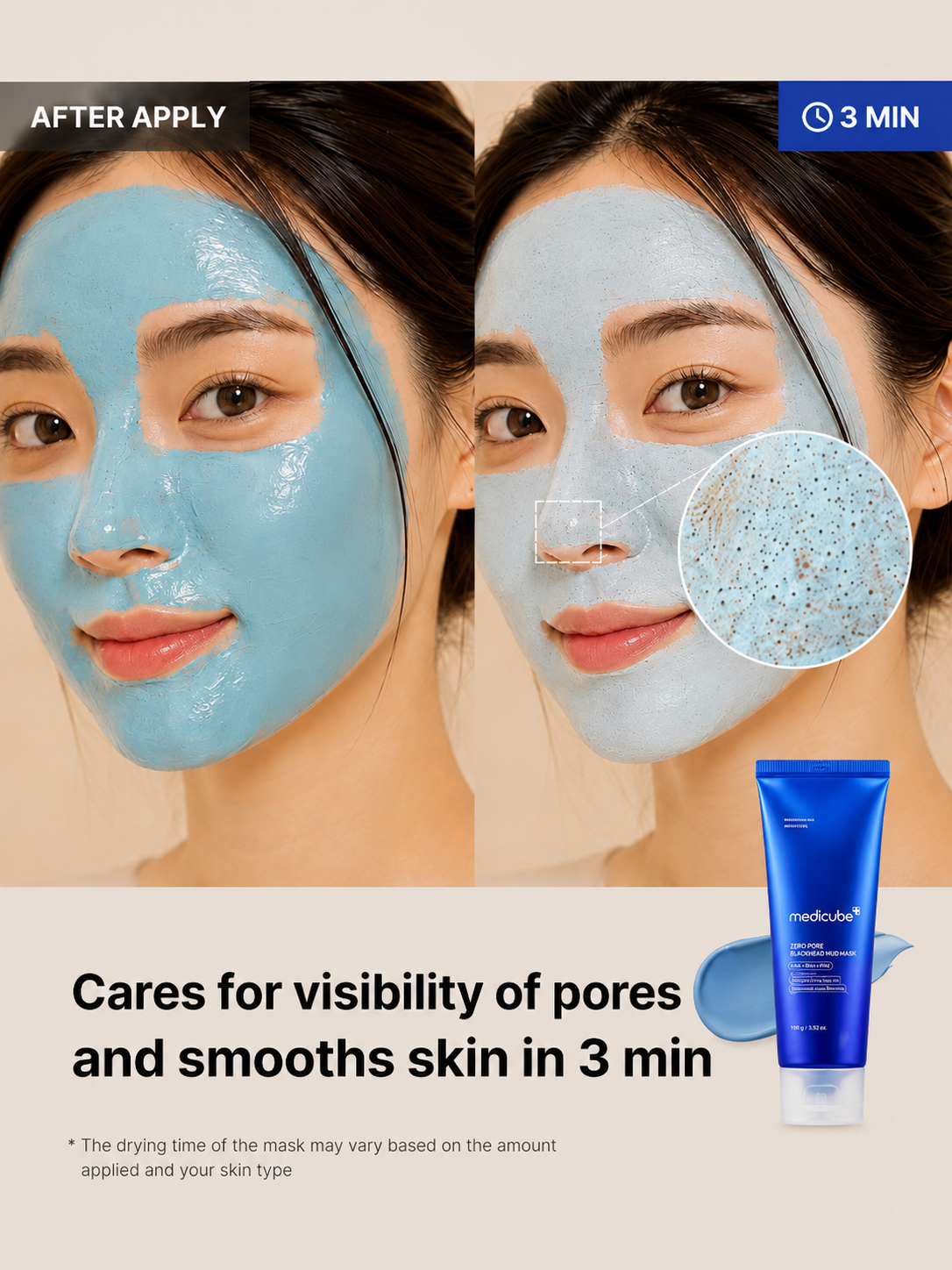 Medicube Pore Purifying Duo Set | Zero Pore Blackhead Deep Pore Cleansing Oil + Zero Pore Blackhead Mud Mask