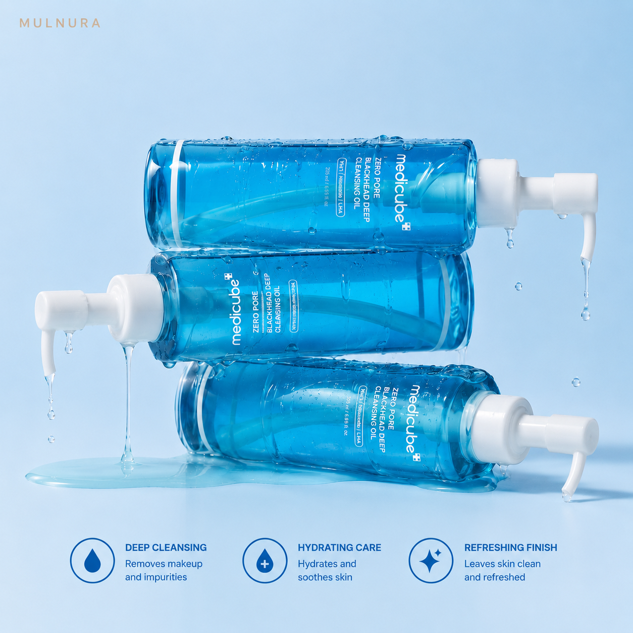 Medicube Pore Purifying Duo Set | Zero Pore Blackhead Deep Pore Cleansing Oil + Zero Pore Blackhead Mud Mask