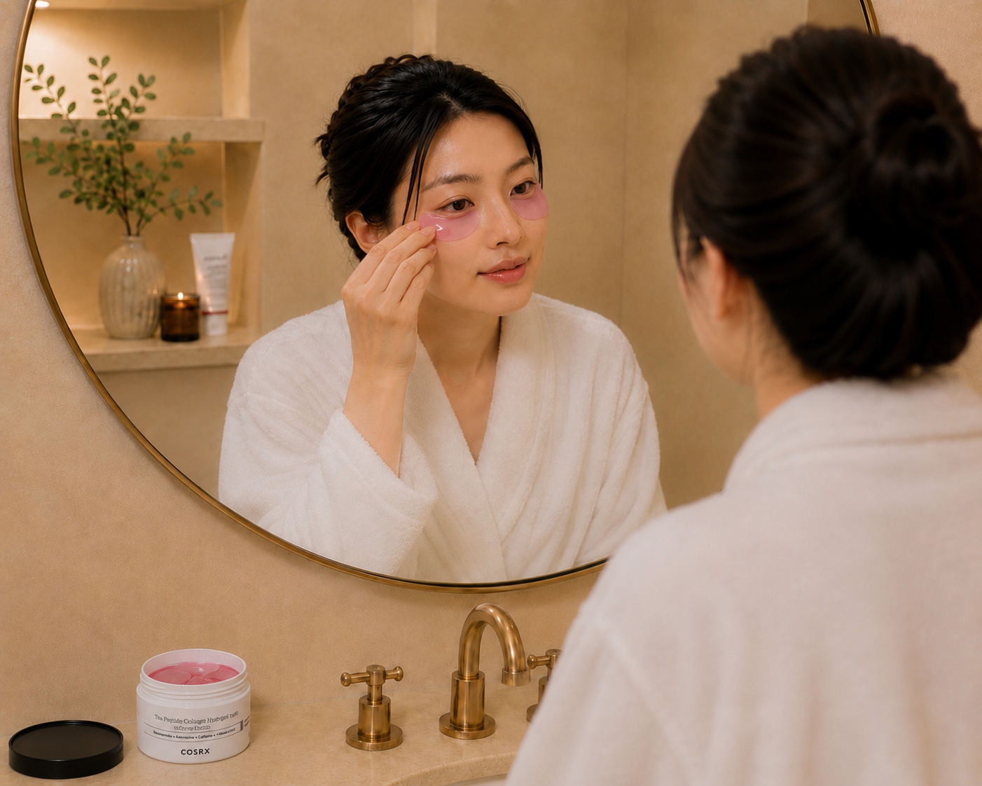 COSRX Renewal & Radiance Duo Set | Peptide Collagen Hydrogel Eye Patch + Advanced Snail Peptide Eye Cream