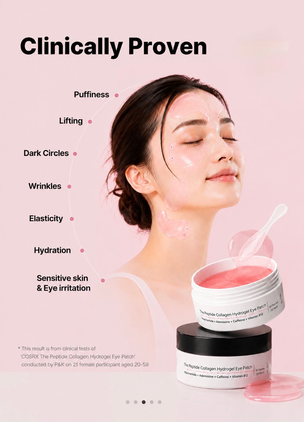 COSRX Renewal & Radiance Duo Set | Peptide Collagen Hydrogel Eye Patch + Advanced Snail Peptide Eye Cream