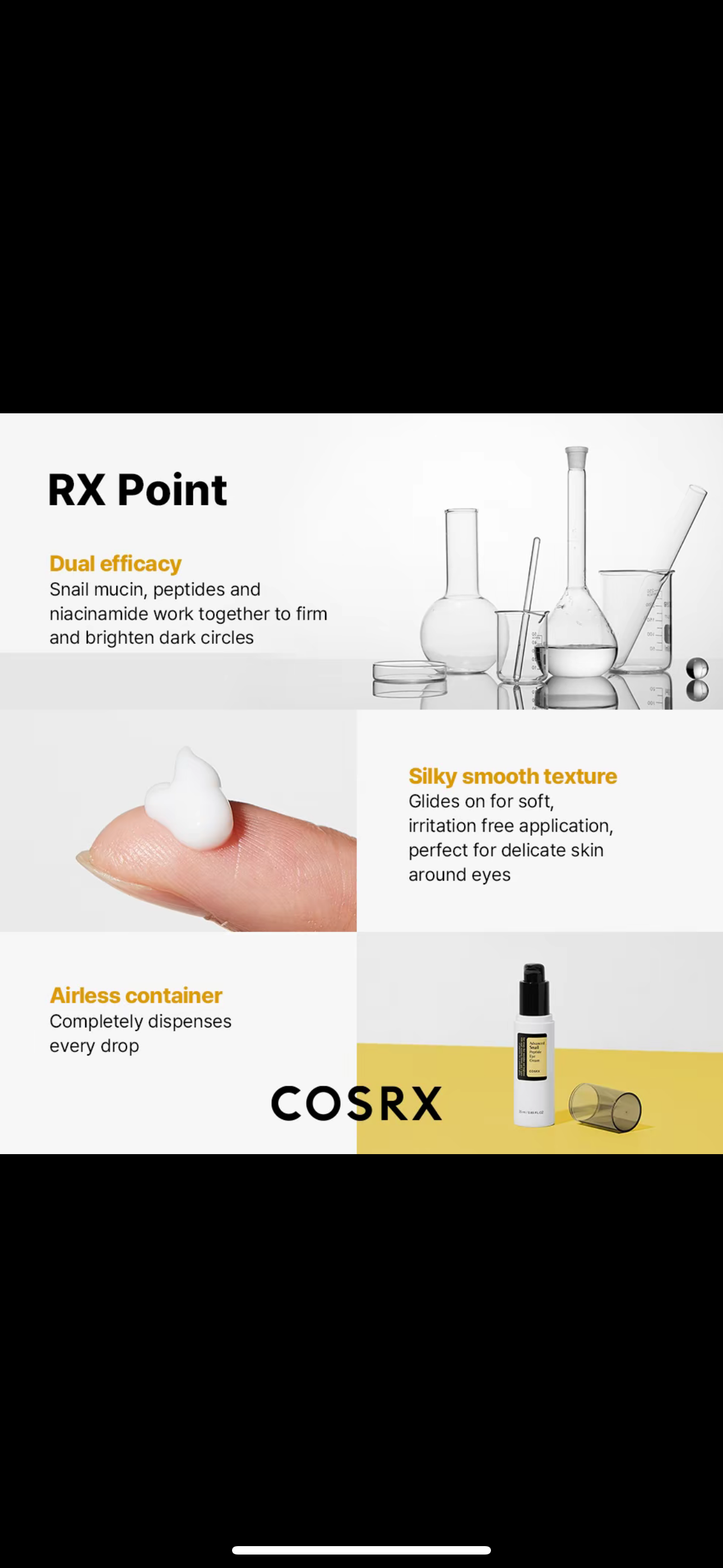 COSRX Renewal & Radiance Duo Set | Peptide Collagen Hydrogel Eye Patch + Advanced Snail Peptide Eye Cream