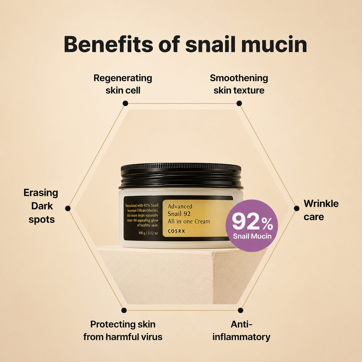 COSRX Glass Skin Duo Set | Advanced Snail 96 Mucin Power Essence + Advanced Snail 92 All In One Cream